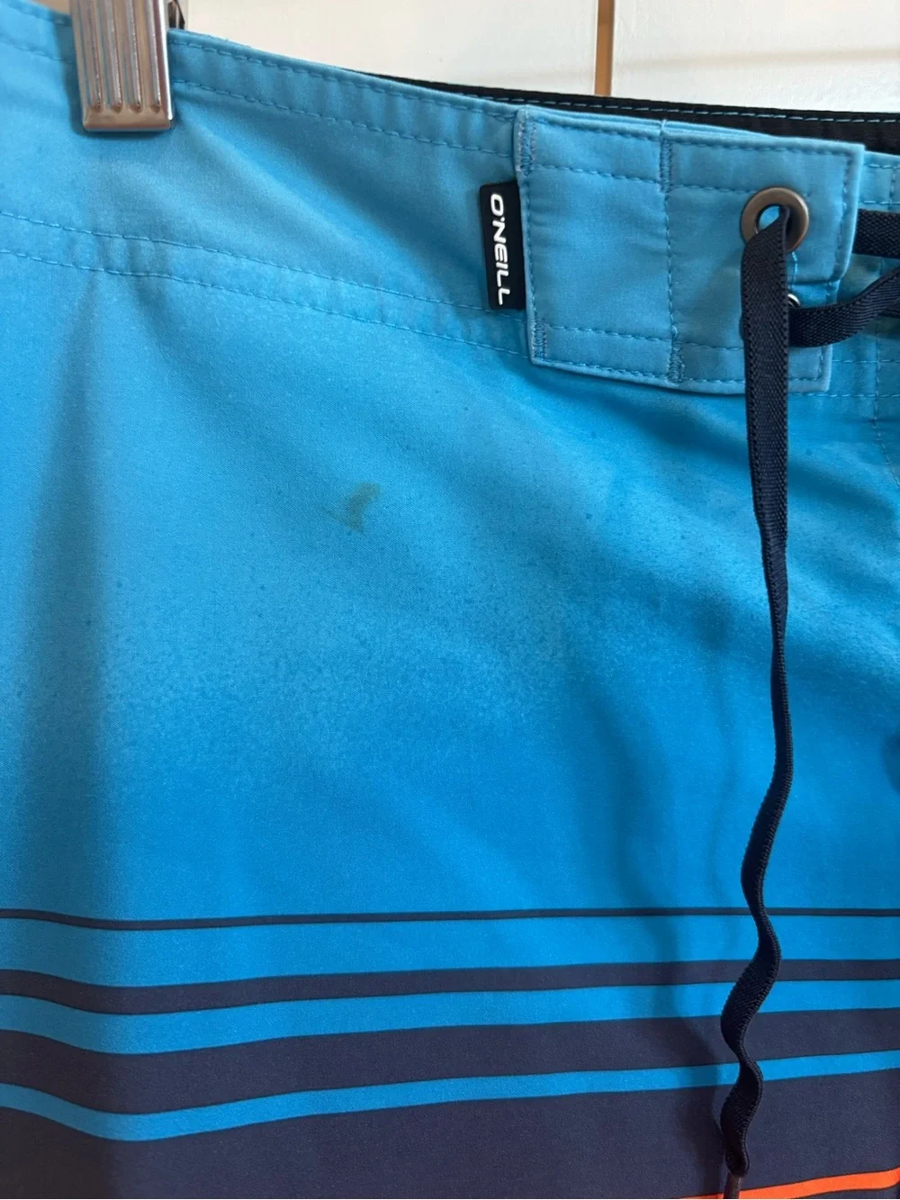 O'Neill Blue, Orange & Yellow Gradient Men's Boardshorts